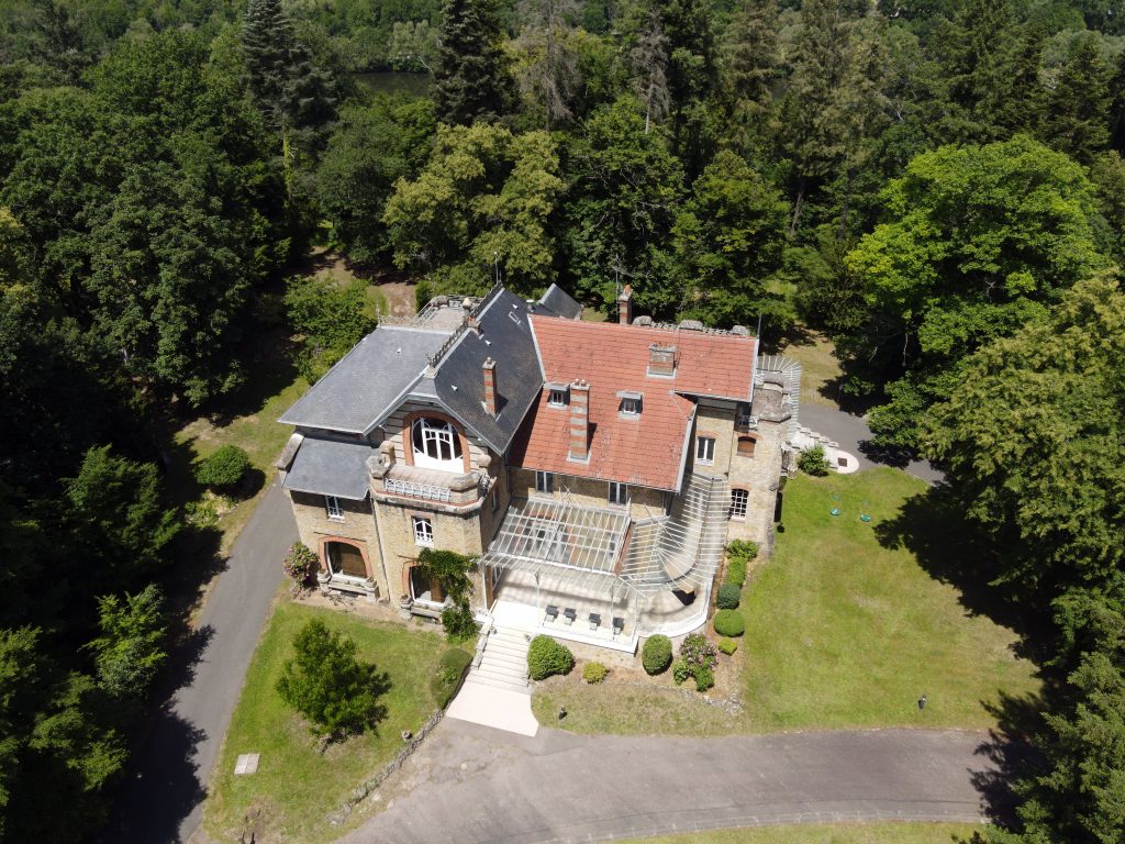 Vue drone de la Villa La Garenne